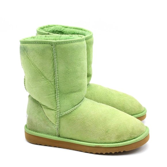 uggs lime green